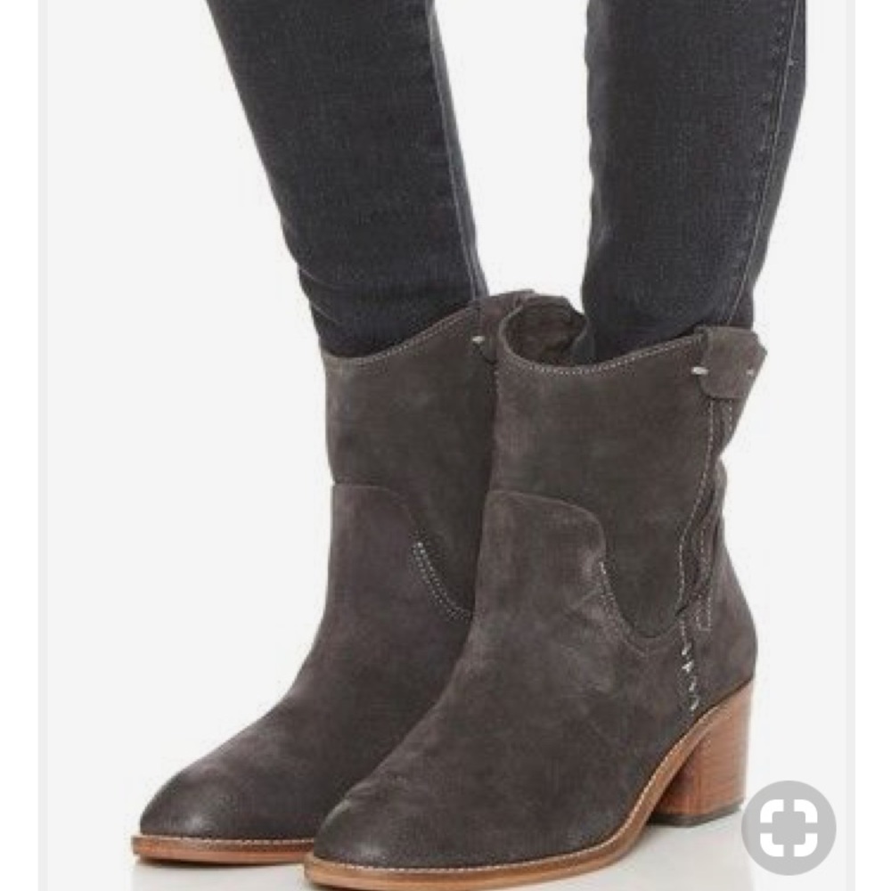Dolce Vita Gray Suede Grayden Booties